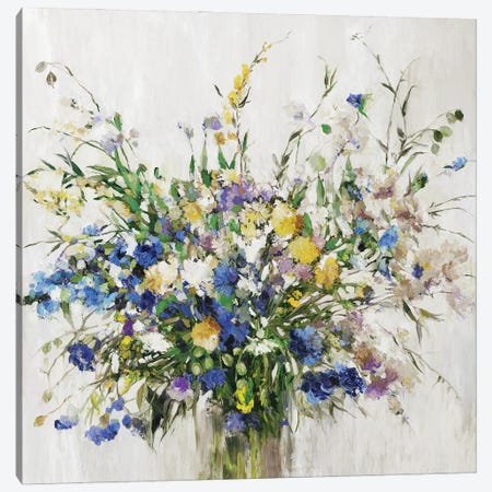 Wild Flower Bouquet Canvas Print #ASJ524} by Asia Jensen Canvas Art