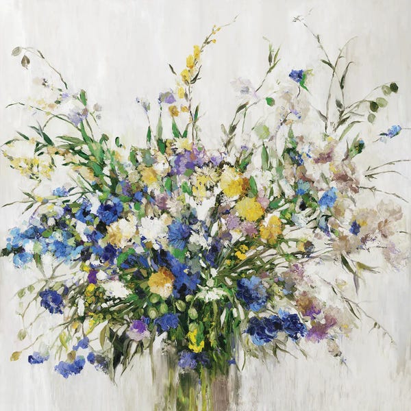 Large Wall Art & Big Canvas Prints: Wild Flower Bouquet by Asia Jensen