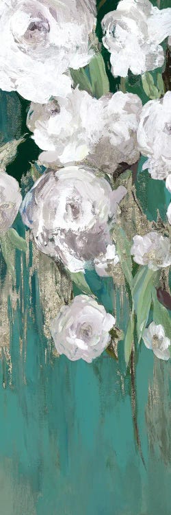 Roses on Teal II