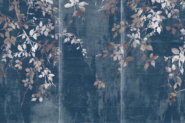 Modern Farmhouse Bedroom: Indigo Japanese Garden by Asia Jensen