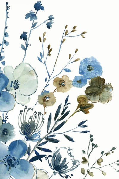 Blue Blossoming Garden I