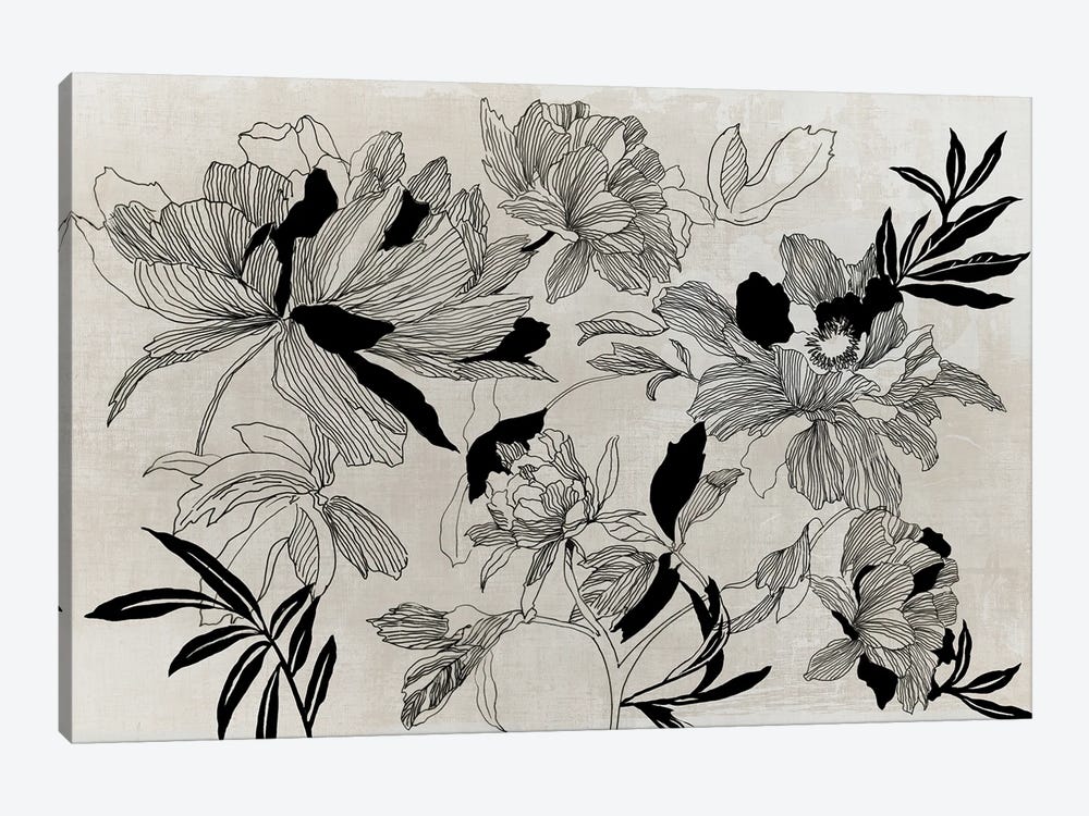 Lithograph Florals by Asia Jensen 1-piece Art Print