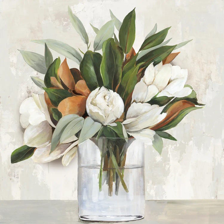 Magnolia Bouquet by Asia Jensen wall art