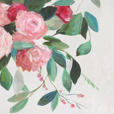 Red Florals II by Asia Jensen canvas print