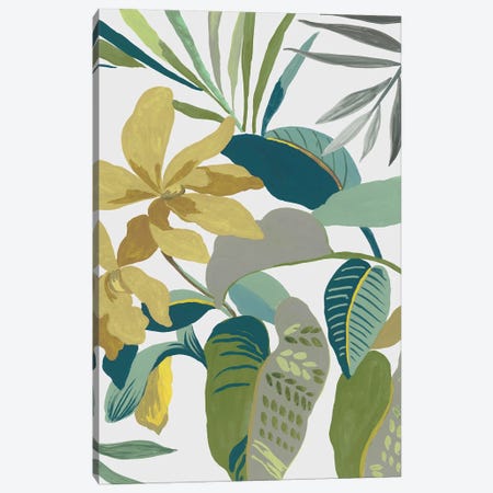 Tropic Florals I Canvas Print #ASJ611} by Asia Jensen Canvas Art Print