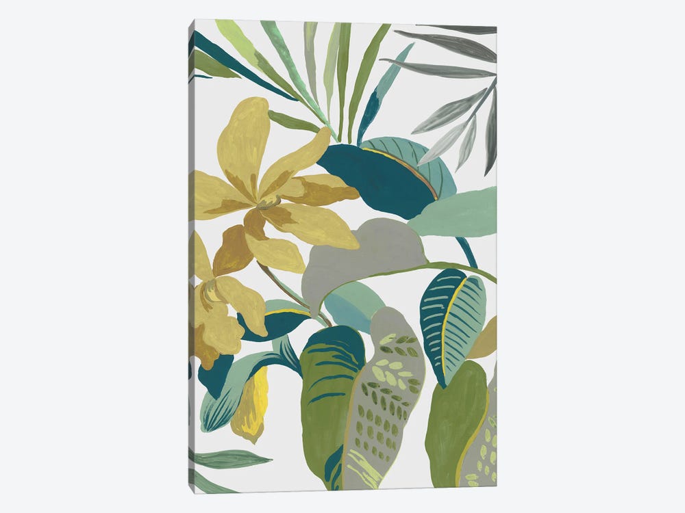 Tropic Florals I by Asia Jensen 1-piece Canvas Print