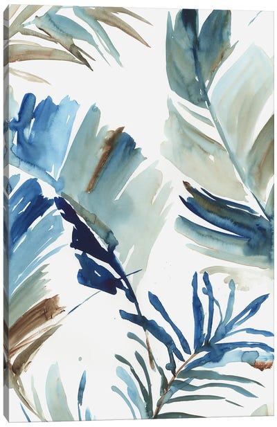 Blue Tropical Heat II Canvas Art Print - Asia Jensen