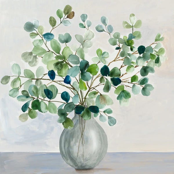 Fine Art Print: Green Glass Vase by Asia Jensen