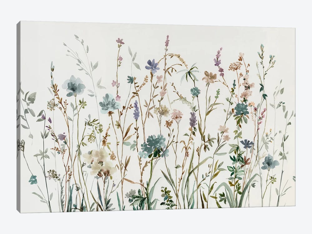 Little Wild Flowers by Asia Jensen 1-piece Canvas Print