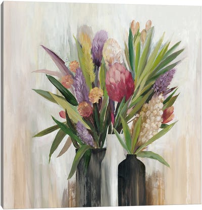 Tropical Paradise in Bloom Canvas Art Print - Protea