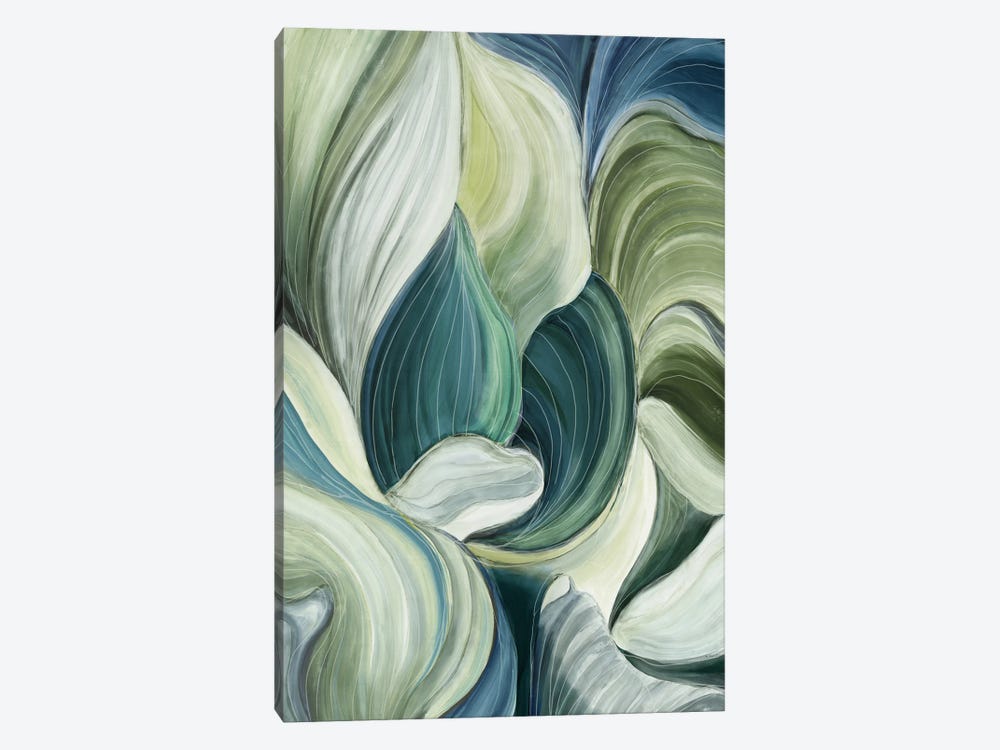 Waves of Leaves by Asia Jensen 1-piece Canvas Artwork