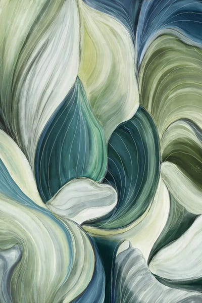 Fine Art Print: Waves of Leaves by Asia Jensen