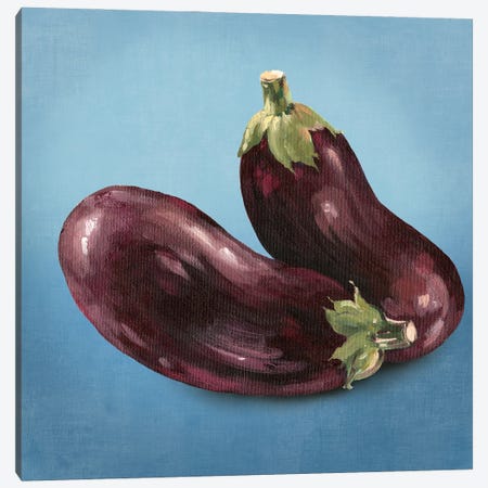 Eggplant Canvas Print #ASJ74} by Asia Jensen Canvas Artwork