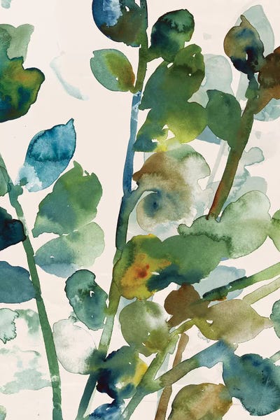 Green: Fall Leaves I by Asia Jensen