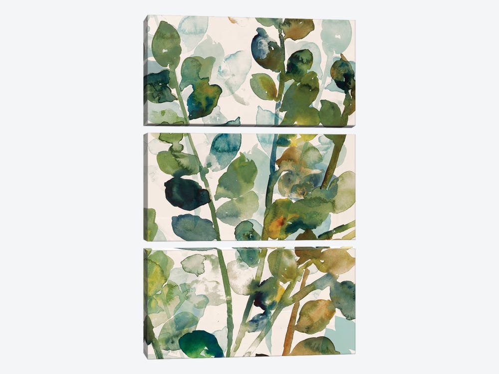 Fall Leaves II by Asia Jensen 3-piece Canvas Art Print