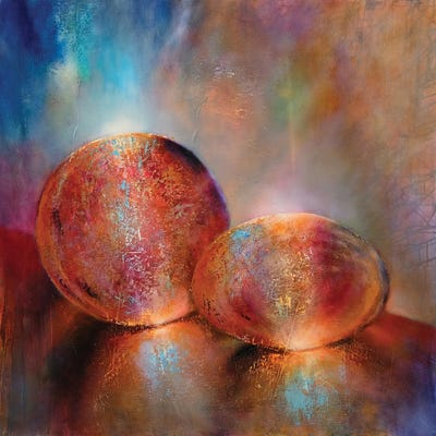 Two Marbles by Annette Schmucker canvas print