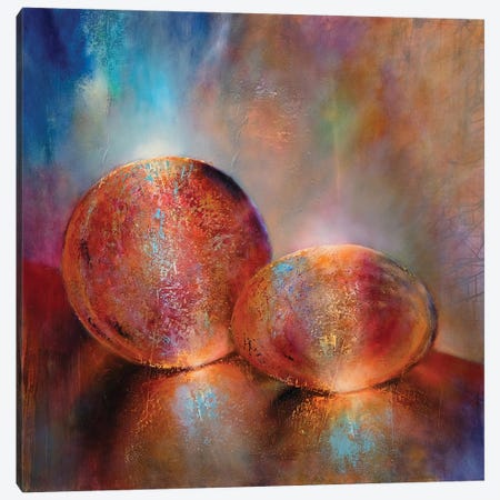 Two Marbles Canvas Print #ASK111} by Annette Schmucker Canvas Print