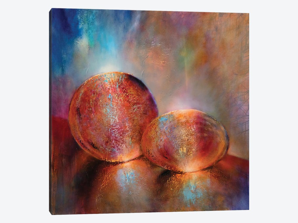 Two Marbles by Annette Schmucker 1-piece Canvas Art