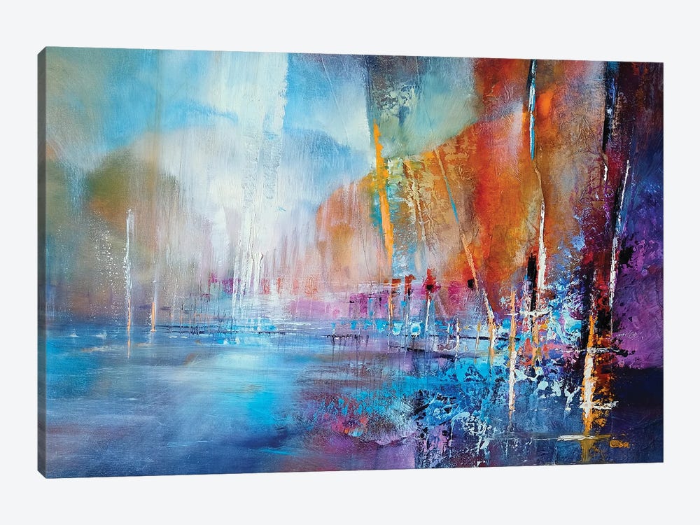 Come To The Harbour by Annette Schmucker 1-piece Canvas Wall Art