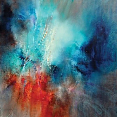 Epicenter by Annette Schmucker metal wall art