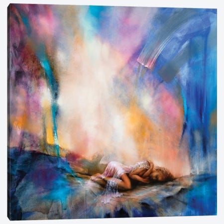 Chilling On Sunday Canvas Print #ASK125} by Annette Schmucker Canvas Print
