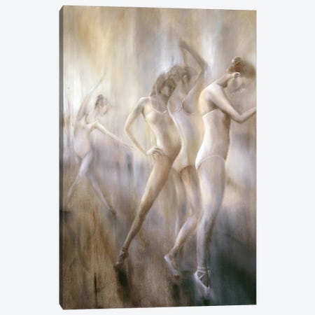 Dancers Canvas Print #ASK127} by Annette Schmucker Canvas Art Print