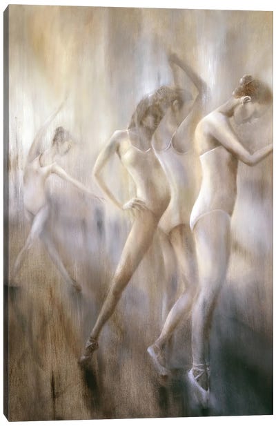 Dancers Canvas Art Print - Annette Schmucker