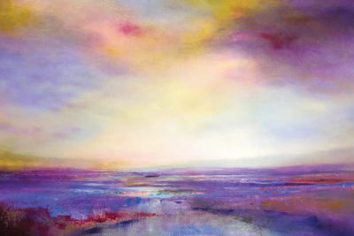 Sunlight Violet by Annette Schmucker metal wall art