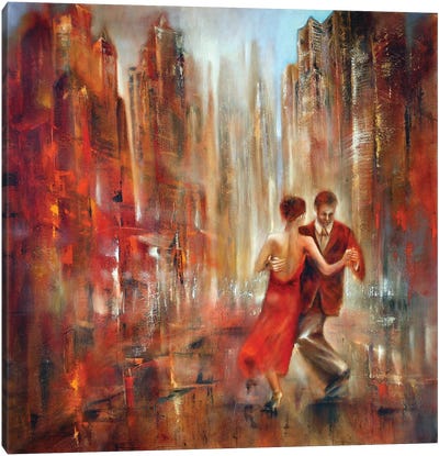Do The Tango Canvas Art Print - Annette Schmucker