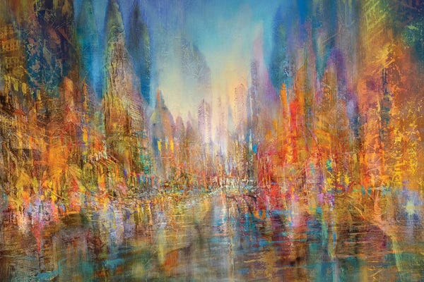 Annette Schmucker: City On The River - Pulsating Life by Annette Schmucker