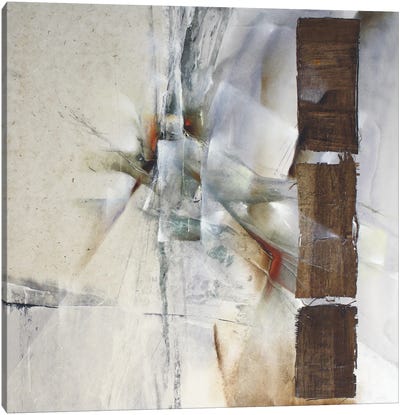 White Composition Canvas Art Print - Annette Schmucker