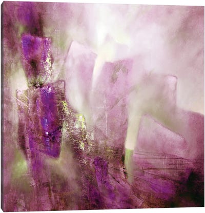 Dialogue In Purple Canvas Art Print - Annette Schmucker
