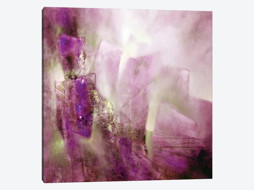 Dialogue In Purple by Annette Schmucker 1-piece Canvas Art