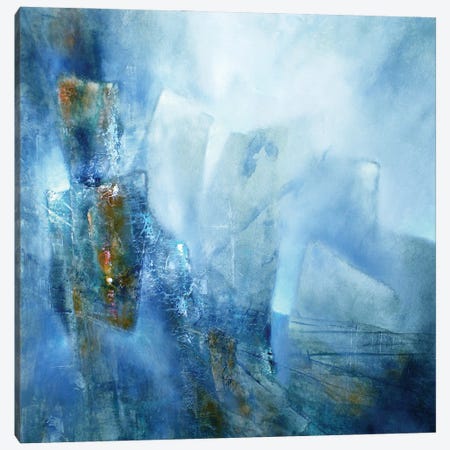 Dialogue In Blue Canvas Print #ASK158} by Annette Schmucker Canvas Art Print