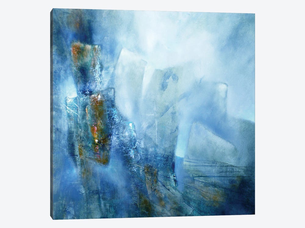Dialogue In Blue by Annette Schmucker 1-piece Art Print