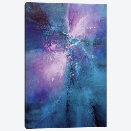Energy - Blue, Turquoise And Pink Canvas Print #ASK160} by Annette Schmucker Canvas Wall Art