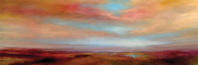 Soft Clouds Over A Wide Land by Annette Schmucker canvas print