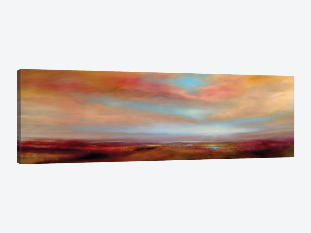 Soft Clouds Over A Wide Land by Annette Schmucker 1-piece Canvas Art Print