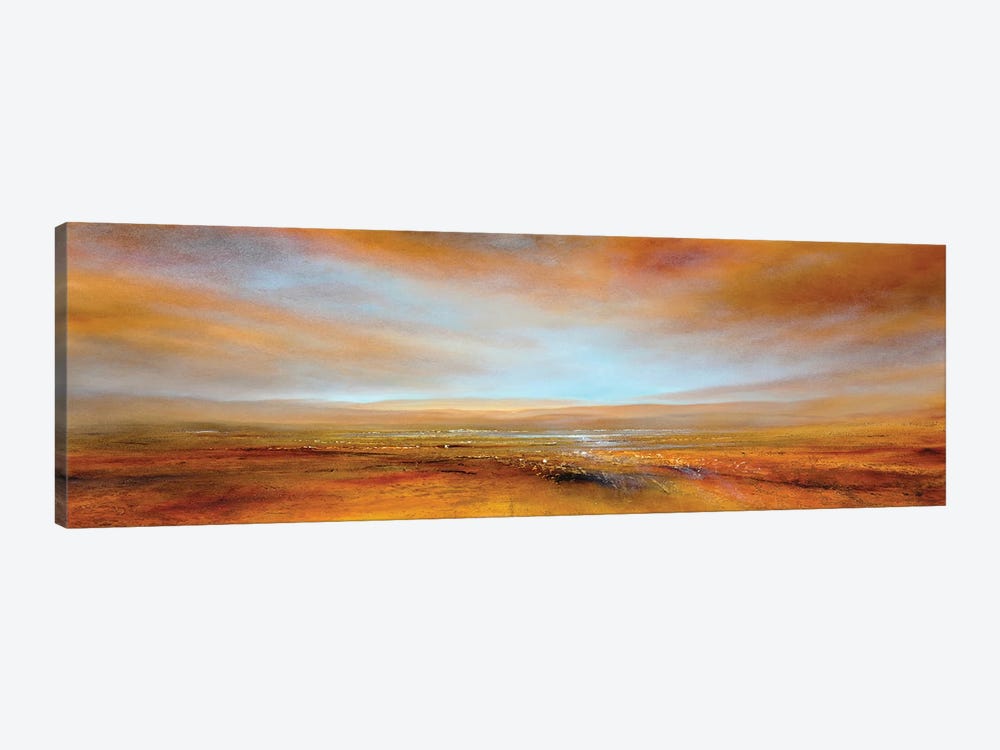 Wide Land - Autumnal Light by Annette Schmucker 1-piece Canvas Print