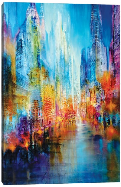 Big City Canvas Art Print - Annette Schmucker