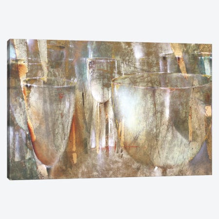 Playing With The Light - Glasses Canvas Print #ASK193} by Annette Schmucker Art Print