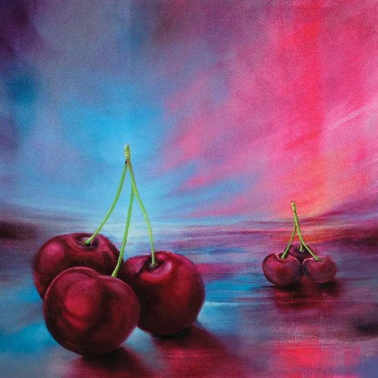 Cherries - And A Bright Day by Annette Schmucker wall art