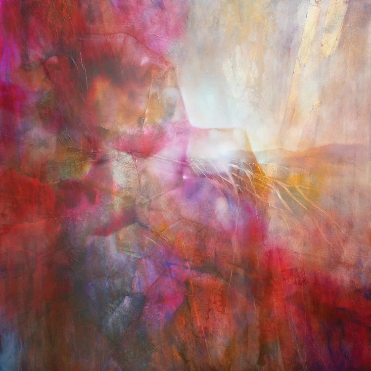 Inner Lightning - Pink And Purple by Annette Schmucker wall art