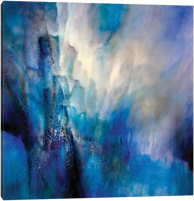 Blue Light Canvas Art Print - Annette Schmucker