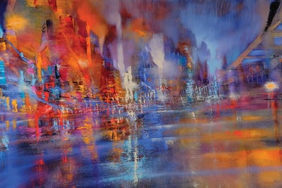 Busy by Annette Schmucker canvas print