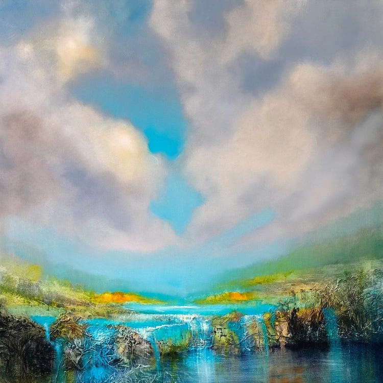 At The Waterfalls by Annette Schmucker wall art