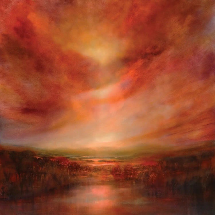 Evening Glow - Sunset by Annette Schmucker wall art