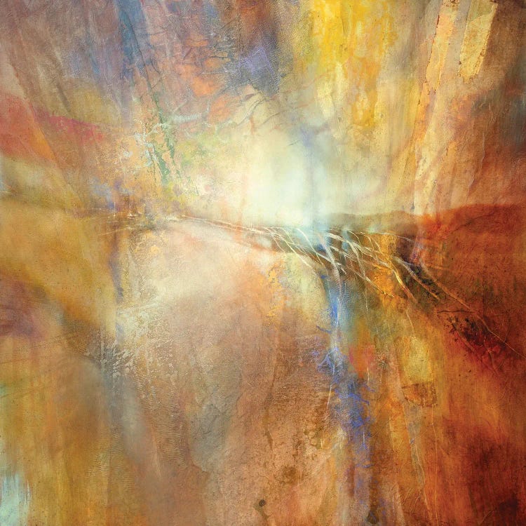 The Bridge - Golden Evening Light by Annette Schmucker wall art