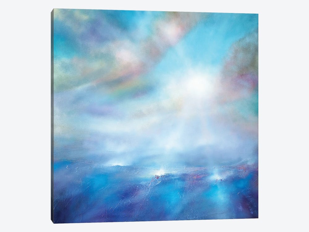 Heavenly Blue by Annette Schmucker 1-piece Canvas Print