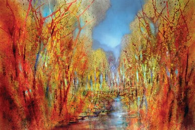 The Forests Colourful by Annette Schmucker canvas print